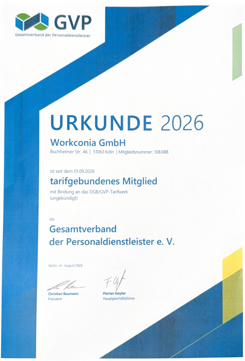 GVP-Mitgliedsurkunde 2026